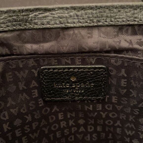 *Kate Spade* Black Leather Chain Handbag EUC - Picture 3 of 11